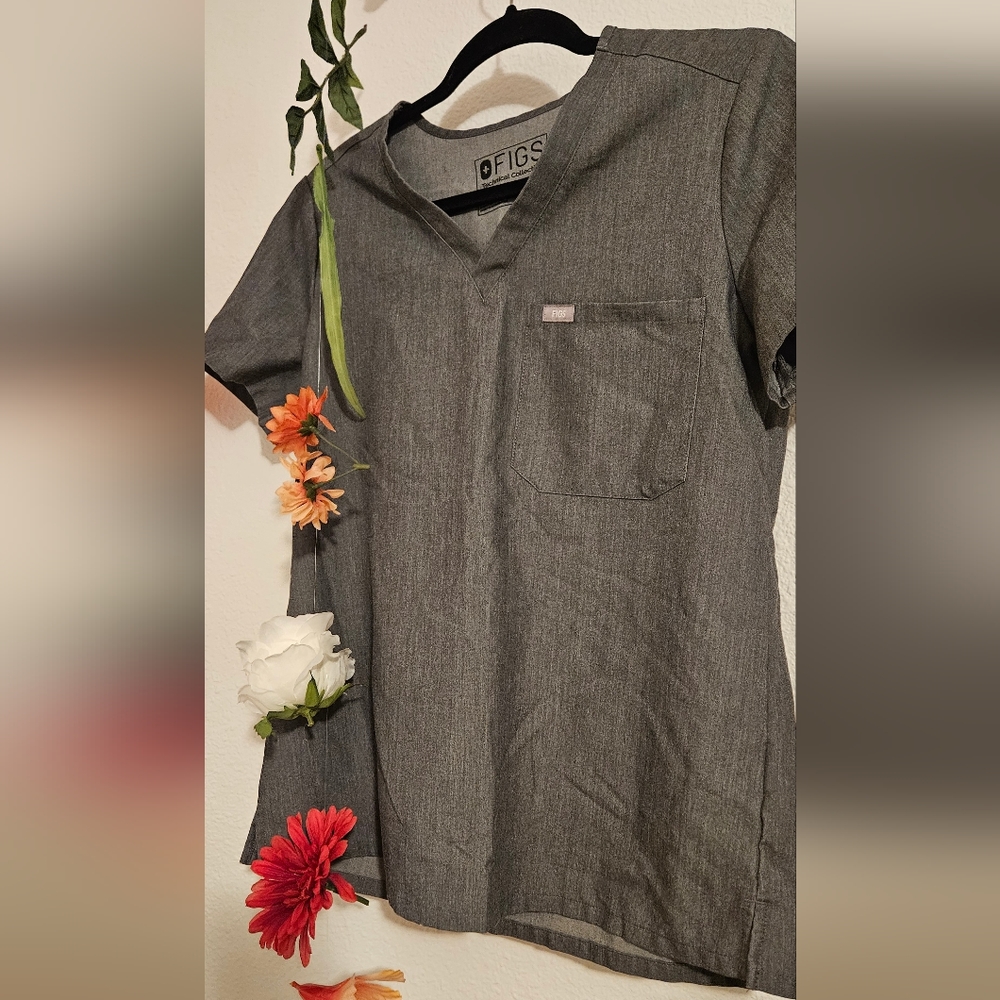Light Grey Figs Scrubs